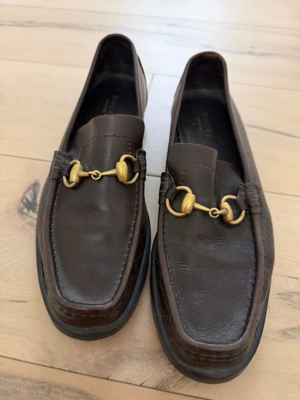 Gucci Women's Brown Leather Driving Loafer (Size 36/US 6)